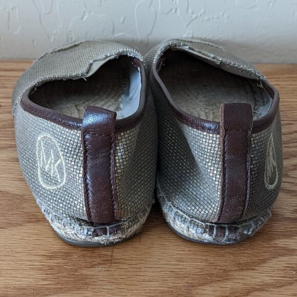 Michael by Michael Kors Espadrille Flats with Leather Trim - Picture 7 of 7